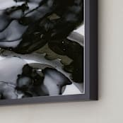 "Smoke on Water" - Art Print in Slate by Margaret Williams - Frame Close-up