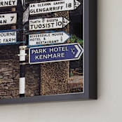"Ireland | Crosaire" - Art Print in Irish Wish by Debb W - Frame Close-up