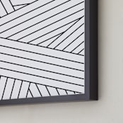 "Tension (Portrait)" - Art Print in Black and White by Jaime Derringer - Frame Close-up