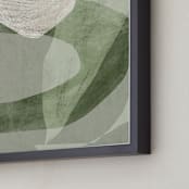 "Saged Presence II" - Art Print in Sagey Celadon by Tanya Lee Design - Frame Close-up