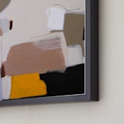 "The Way with Woods no.1" - Art Print in beige by Shina Choi - Frame Close-up