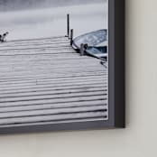 "Cool Summer II" - Art Print in Cool blue by Johanna Phillips Huuva - Frame Close-up
