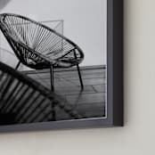 "Modern Meets Boho" - Art Print in Black & White by Monica Gussow - Frame Close-up