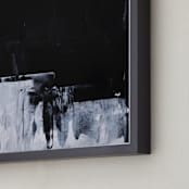 "Sketch 4" - Art Print in Black & White by Sara Kraus - Frame Close-up