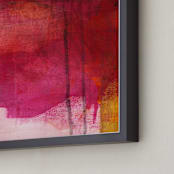 "Be Unapologetically Bold" - Art Print in Crimson by Artsy Canvas Girl Designs - Frame Close-up