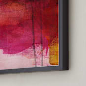 "Be Unapologetically Bold" - Art Print in Crimson by Artsy Canvas Girl Designs - Frame Close-up