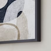"Arched Assembly I" - Art Print in Stucco by Tanya Lee Design - Frame Close-up