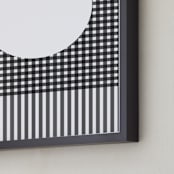 "Moon Beam " - Art Print in Asphalt by Kisco Print Shop - Frame Close-up