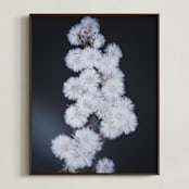 "Dressed for winter" - Art Print in Aegean by Johanna Phillips Huuva - Framed