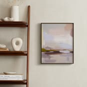 "Mellow Taupe Horizon Ⅰ" - Art Print in Taupe by Shina Choi - In a Room