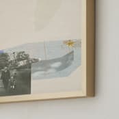"white collage" - Art Print in pure by Sumak Studio - Frame Close-up