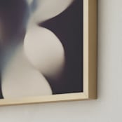 "Into the light " - Art Print in Light by Karen Kardatzke - Frame Close-up