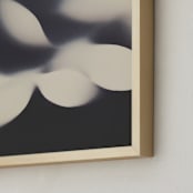 "Emerging" - Art Print in Light by Karen Kardatzke - Frame Close-up