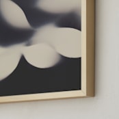 "Emerging" - Art Print in Light by Karen Kardatzke - Frame Close-up