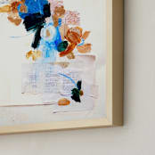 "Memory" - Art Print in Cream by Mallory Grace - Frame Close-up