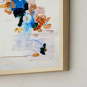 "Memory" - Art Print in Cream by Mallory Grace - Frame Close-up
