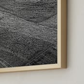 "Steps of lights #1" - Art Print in soft black by Van Tsao - Frame Close-up