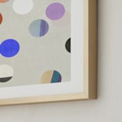 "playful circles I" - Art Print in Gumdrops by Sumak Studio - Frame Close-up