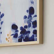 "Bluebonnets I" - Art Print in Bluebonnet by Holly Whitcomb - Frame Close-up