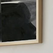"Construct 8 " - Art Print in Neutral Greys by Ashleigh Ninos - Frame Close-up