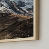 "On the ridge" - Art Print in earthy tone by Van Tsao - Frame Close-up