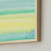 "Most Days" - Art Print in Sky Blue by Lindsay Megahed - Frame Close-up