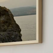 "That First Step" - Art Print in Brilliant Beige by Shannon - Frame Close-up