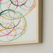 "Tumbleweed" - Art Print in Desert by Lindsay Megahed - Frame Close-up