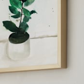 "Fig" - Art Print in Fern by Lindsay Megahed - Frame Close-up