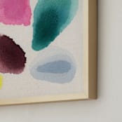 "Blooming Serenity" - Art Print in Magenta by Shina Choi - Frame Close-up