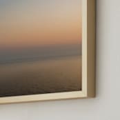 "Moon Over Parador" - Art Print in Parador Blue by AMANDA LOMAX - Frame Close-up