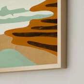 "Imaginary Landscape" - Art Print in Morning by Calee A.H. Cecconi - Frame Close-up