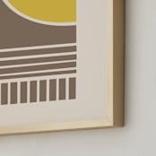 "Kirigami 8 (Truffle)" - Art Print in Truffle by Yohaku Oshima - Frame Close-up
