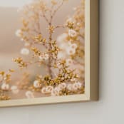 "Desert Blossom II" - Art Print in Blush by Heather Deffense - Frame Close-up