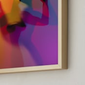 "Body of a Woman 2" - Art Print in Hot Magenta by Elena Kulikova - Frame Close-up