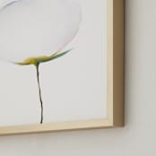 "Blooming Peony 02" - Art Print in Misty Blue by jinseikou - Frame Close-up
