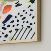 "Boardwalk Collage" - Art Print in Dot by Lindsay Megahed - Frame Close-up