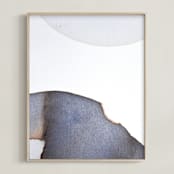 "Moon Tides II" - Art Print in Cosmic Indigo by Eloise Bound - Framed