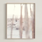 "Ocotillo IV" - Art Print in desert blush by Kamala Nahas - Framed