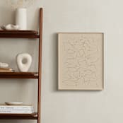"Flock" - Art Print in Sand by Yohaku Oshima - In a Room