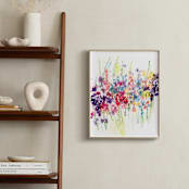 "Floral Affair" - Art Print in cherry by Lindsay Megahed - In a Room