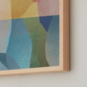"Under the Surface II" - Art Print in Interior by Sumak Studio - Frame Close-up
