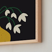 "Moussonnerie I" - Art Print in Black by Alex Roda - Frame Close-up