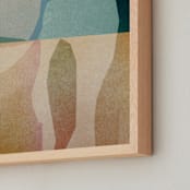 "Under the Surface I" - Art Print in Deph by Sumak Studio - Frame Close-up