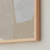 "Sunshine Wicker II" - Art Print in Limoncello by Carrie Moradi - Frame Close-up