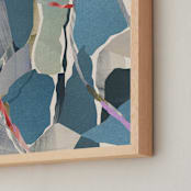 "abstract geological form II" - Art Print in Gemstone by Sumak Studio - Frame Close-up