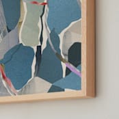 "abstract geological form II" - Art Print in Gemstone by Sumak Studio - Frame Close-up