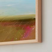 "Afternoon Breeze II" - Art Print in Olive by Lindsay Megahed - Frame Close-up