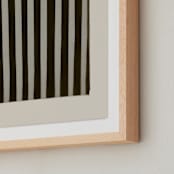 "True Stripes 1" - Art Print in Zebra by Kamala Nahas - Frame Close-up