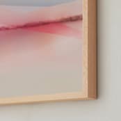"Sailors Delight" - Art Print in Pink Skies by Karen Kardatzke - Frame Close-up